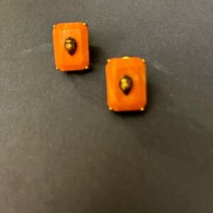 Kurt Geiger Orange Earrings